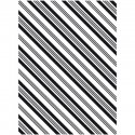Darice Embossing Essentials Folder - Diagonal Stripe Background