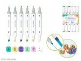 Color Factory Water-Based Twin Markers 6pk - Pastels