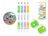 Color Factory Magic-Stroke Dual-Tip Markers 4pk Pastels
