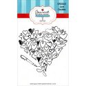 Gourmet Rubber Stamps Cling Stamps 3.25"x6.75" Love Doodles