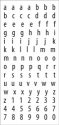 KaiserCraft Alphabet Rub-Ons - Basic Lowercase