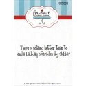 Gourmet Rubber Stamps Cling Stamps 2.75"X4.75" Dog Slobber