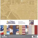 Paper House Paper Crafting Kit 12"X12" - Let Freedom Ring