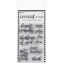 Ranger Letter It Clear Stamp Set 4"X6" - Occasions