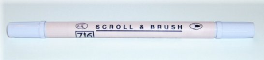 Zig Scroll & Brush Marker - English Lavender