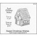 North Coast Creations Cling Rubber Stamps 5"X6.75" Sweet Christm