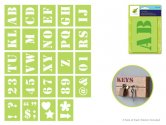 Color Factory: Complete Letter Stencil Sets - 2"