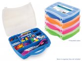 Craft Medley Organizer Storage Box 9.75"x7.25"x1 5/8" - Pink