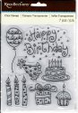 Recollections Clear Stamps 4.75" x 5.5" - Doodle Birthday