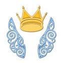Spellbinders D-Lites-Wings and Crown