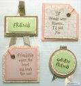Handmade Embellished Stickers - Garden Friends