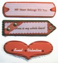 Handmade Embellished Stickers - Sweet Valentine