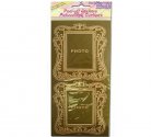 Peel-Off Stickers Sheet - Square Frames Gold