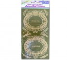 Peel-Off Stickers Sheet - Round Frames Gold