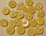 Scrapbook Embellishments - Buttons Yellow Small