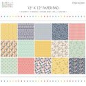 Simply Creative Paper Pad 12"X12" 20/Pkg - Folk Song