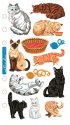Sticko Classic Stickers-Cat Craze