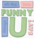 Phrase Cafe Title Stickers-Funny Things