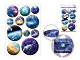 Forever In Time 3D Pop-Up Stickers - Planets