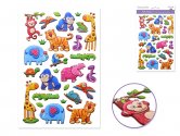 Forever In Time Puffy 3D Stickers - Animal Pals