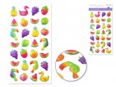 Forever In Time 3D Pop-Up Stickers - Tropical Fruit