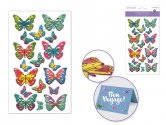 Forever In Time Foil Elegance Stickers - Butterfly