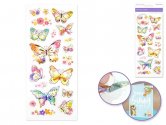 Forever In Time Foil Fancy Stickers - Butterfly