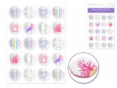 Forever In Time Epoxy Shimmer Stickers - Mermaid Dots