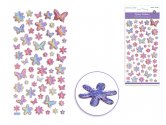 Forever In Time 3D Epoxy Stickers - Mini Florals & Butterflies 3