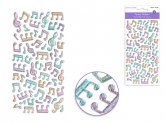Forever In Time 3D Epoxy Stickers - Music Notes