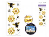 Forever In Time Gem Accents Bling Stickers - Bee