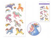 Forever In Time Foil Accent Stickers - Unicorn