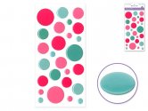 Forever In Time Epoxy Stickers - Dots Cotton Candy
