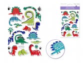 Forever In Time 3D Puffy Foil Stickers - Baby Dinos