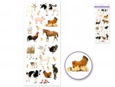 Forever In Time Clear Stickers - Farm Animals