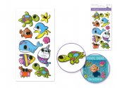 Forever In Time Puffy Glossy 3D Stickers - Sea Pals