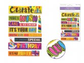 Forever In Time Chipboard Stickers - Celebrate
