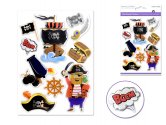 Forever In Time 3D Handmade Stickers - Pirate