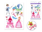 Forever In Time 3D Handmade Stickers - Fairy Tale