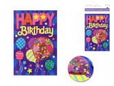 Forever In Time 3D Handmade Shaker Stickers - Happy Birthday