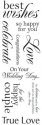 Momenta Mini Vellum Quote Stickers -Wedding Best Wishes