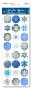 Forever In Time Holiday Trendz Foil Seal Stickers - Snowflakes