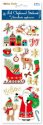Forever In Time Holiday Trendz Foil Chipboard Stickers - Sleigh