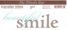 Transfer Titles Girl-Beautiful Smile