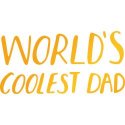 UC Sweet Sentiments Hotfoil Stamp - World's Coolest Dad