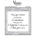 Verses Cling Stamp 4.5"X6.5" - Bless You Evermore