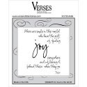 Verses Cling Stamp 4.5"X6.5" - Souls In The World