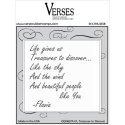 Verses Cling Stamp 4.5"X6.5" - Treasures To Discover