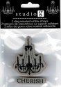 Studio G Mini Rubber Cling Stamps-Cherish 2pc