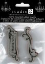 Studio G Mini Rubber Cling Stamps-Thank You 2pc